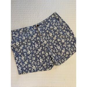Old Navy Linen Blend Floral Flat Front Womens 16